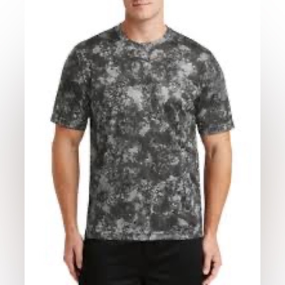 Camo Performance Tee Tek Gear Camouflage Military Outdoor Mineral Wash Size XL